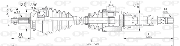 Drive Shaft (DRS6309.00)