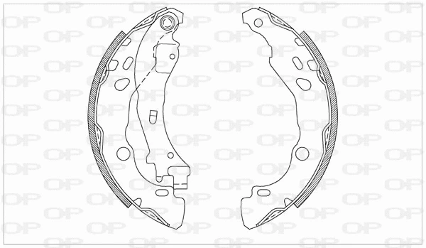 Brake Shoe Set (BSA2080.00)