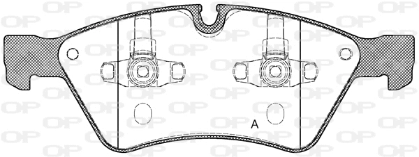 Brake Pad Set, disc brake (BPA1179.00)