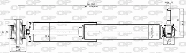 Shock Absorber (SAB8429.32)