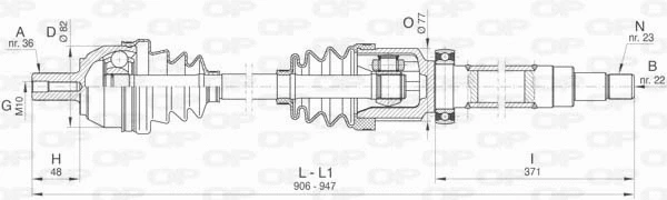 Drive Shaft (DRS6448.00)