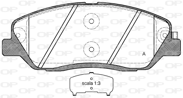 Brake Pad Set, disc brake (BPA1226.02)