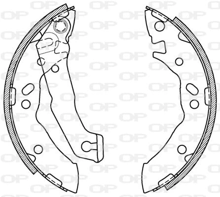 Brake Shoe Set (BSA2055.00)