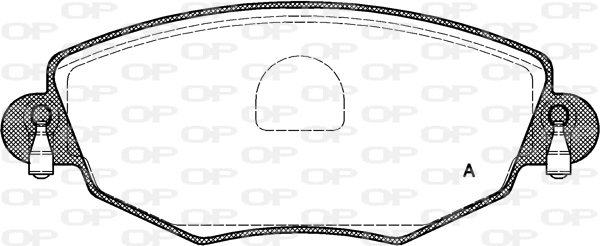 Brake Pad Set, disc brake (BPA0776.00)