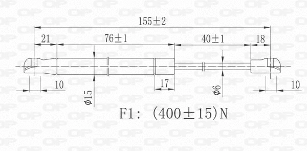 Gas Spring, boot/cargo area