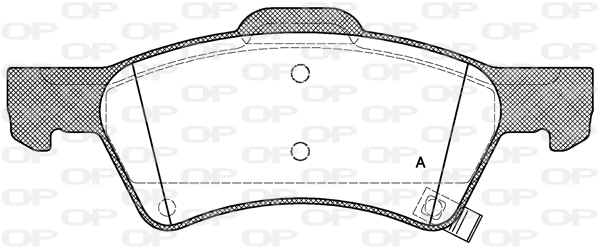 Brake Pad Set, disc brake (BPA0810.02)