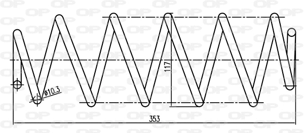 Suspension Spring (CSR9025.00)