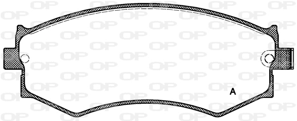 Brake Pad Set, disc brake (BPA0350.04)