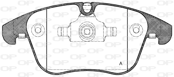 Brake Pad Set, disc brake (BPA1219.00)