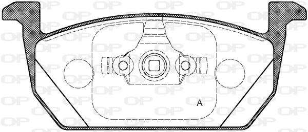 Brake Pad Set, disc brake (BPA1710.00)