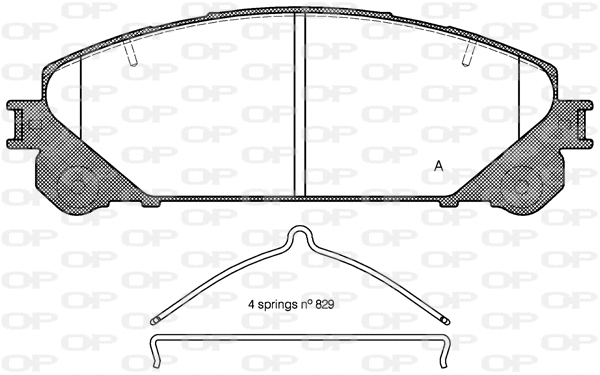 Brake Pad Set, disc brake (BPA1312.00)