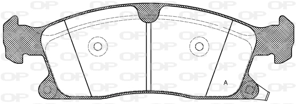 Brake Pad Set, disc brake (BPA1430.02)