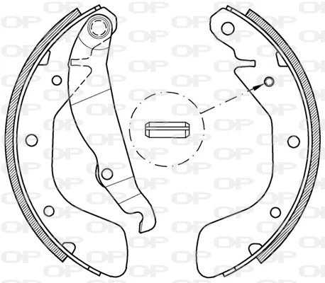 Brake Shoe Set (BSA2151.00)