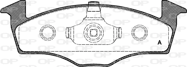 Brake Pad Set, disc brake (BPA0609.20)