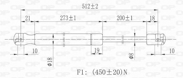 Gas Spring, boot/cargo area