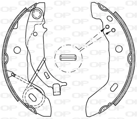 Brake Shoe Set (BSA2161.00)