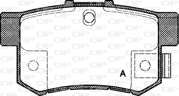 Brake Pad Set, disc brake (BPA0325.32)