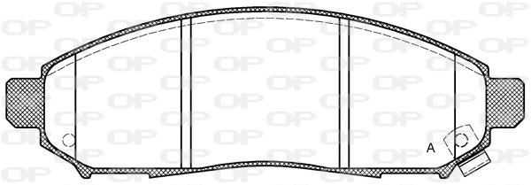 Brake Pad Set, disc brake (BPA1162.12)