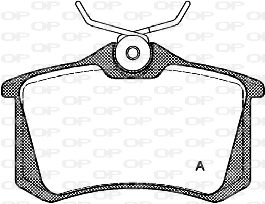 Brake Pad Set, disc brake (BPA0263.10)