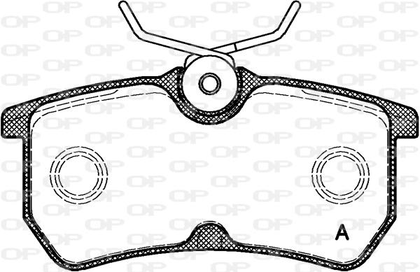 Brake Pad Set, disc brake (BPA0693.00)