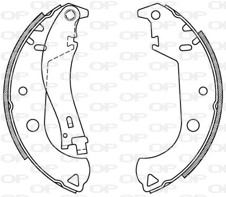 Brake Shoe Set (BSA2059.00)