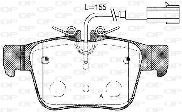 Brake Pad Set, disc brake (BPA1722.02)