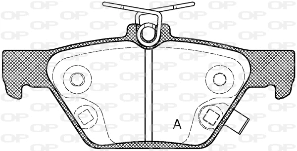 Brake Pad Set, disc brake (BPA1638.02)