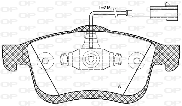 Brake Pad Set, disc brake (BPA1183.01)