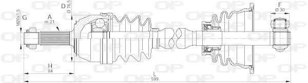 Drive Shaft (DRS6012.00)