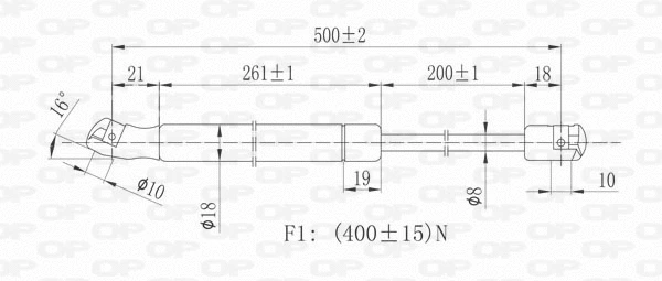 Gas Spring, boot/cargo area