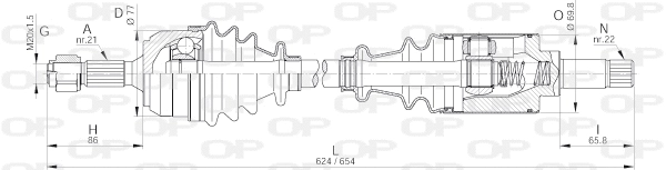 Drive Shaft (DRS6232.00)