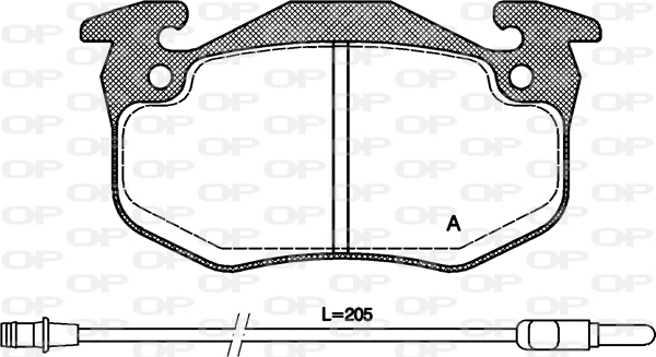 Brake Pad Set, disc brake (BPA0144.32)