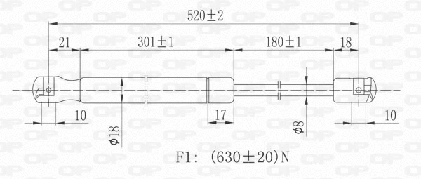 Gas Spring, boot/cargo area
