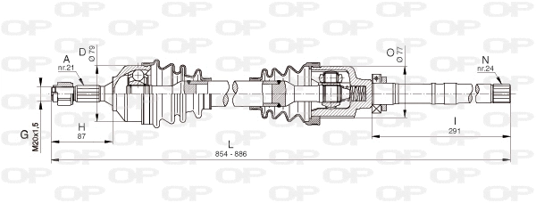 Drive Shaft (DRS6337.00)