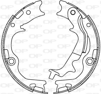 Brake Shoe Set (BSA2250.00)