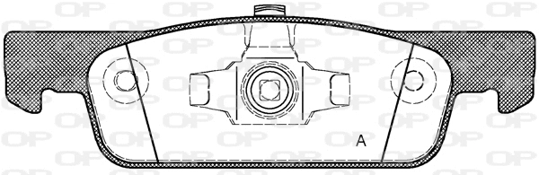 Brake Pad Set, disc brake (BPA1540.00)
