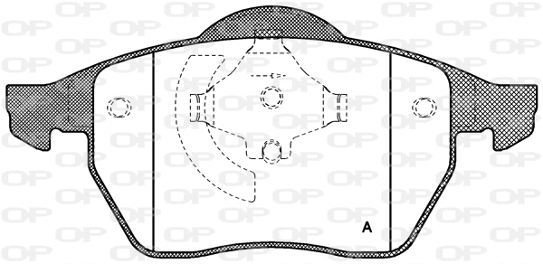 Brake Pad Set, disc brake (BPA0390.01)