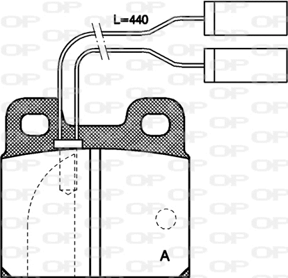 Brake Pad Set, disc brake (BPA0005.01)