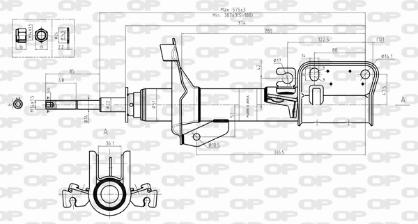 Shock Absorber (SAB8327.31)