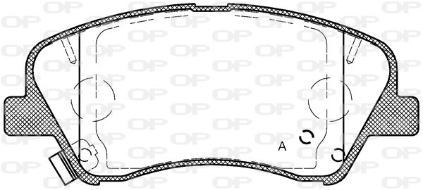 Brake Pad Set, disc brake (BPA1488.12)