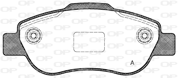 Brake Pad Set, disc brake (BPA1100.00)