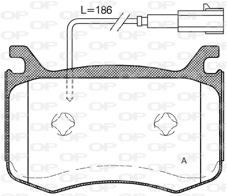 Brake Pad Set, disc brake (BPA1721.02)