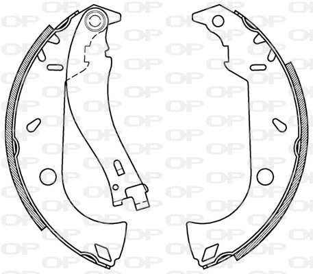 Brake Shoe Set (BSA2095.00)