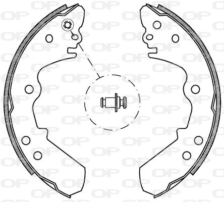 Brake Shoe Set (BSA2139.00)