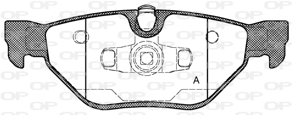 Brake Pad Set, disc brake (BPA1145.00)
