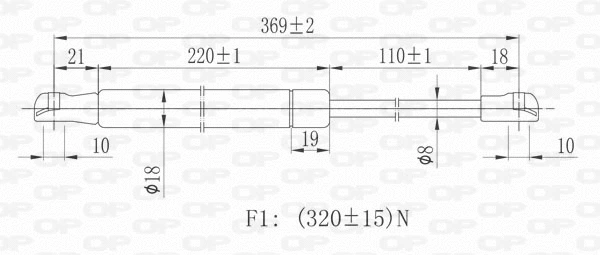 Gas Spring, boot/cargo area