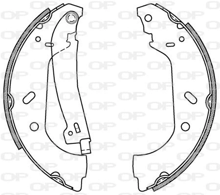 Brake Shoe Set (BSA2159.00)