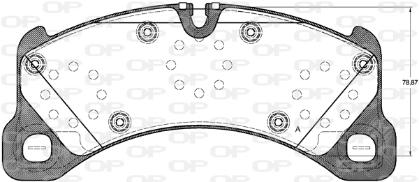 Brake Pad Set, disc brake (BPA1345.50)