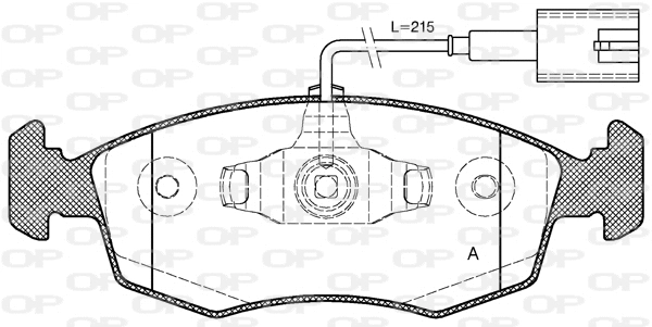 Brake Pad Set, disc brake (BPA0172.52)