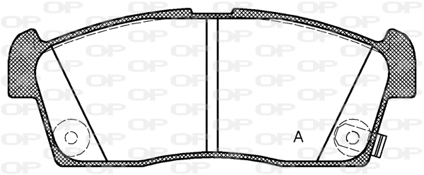 Brake Pad Set, disc brake (BPA1199.02)